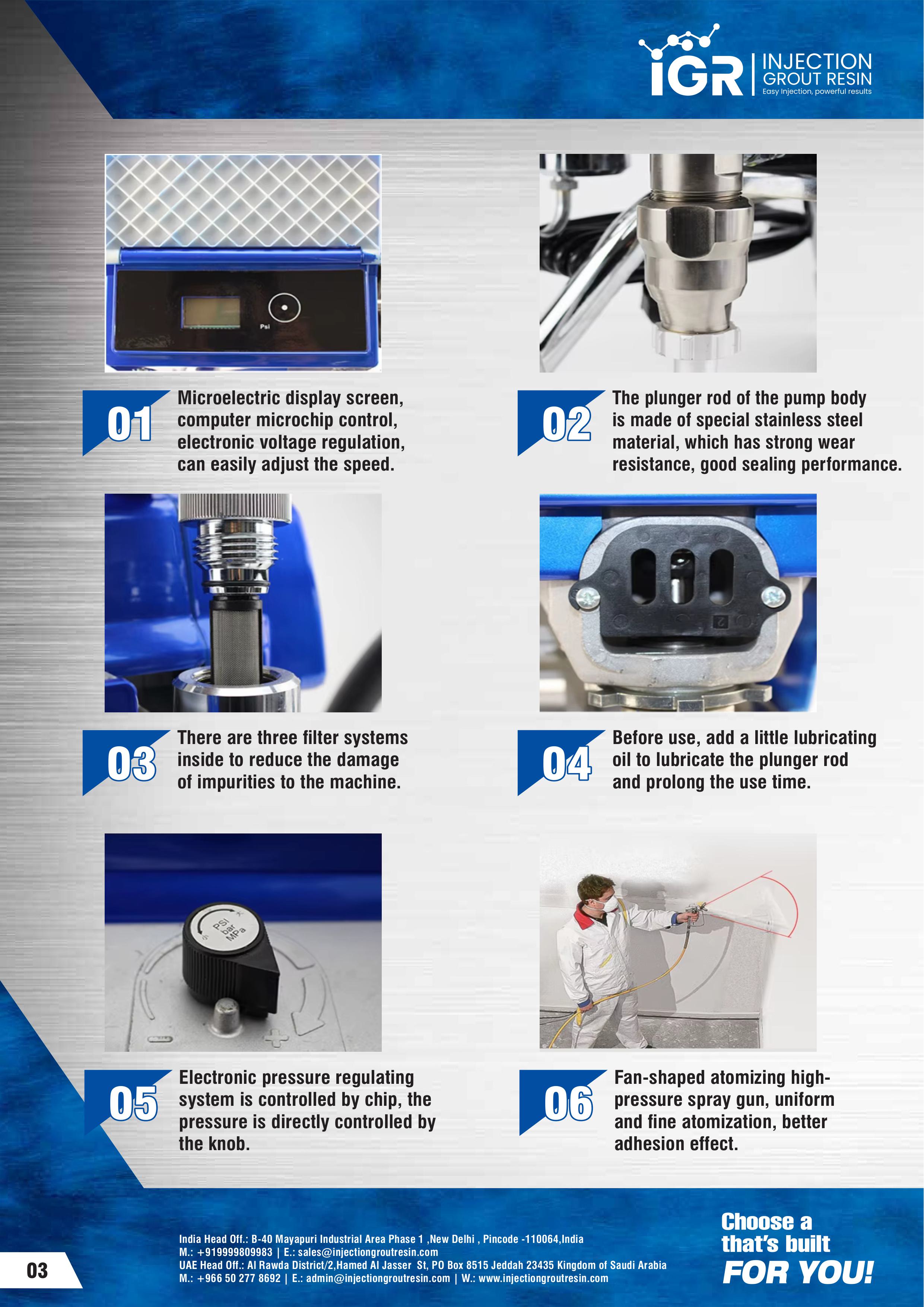 Airless Paint Sprayer - Model 595 - detail 3