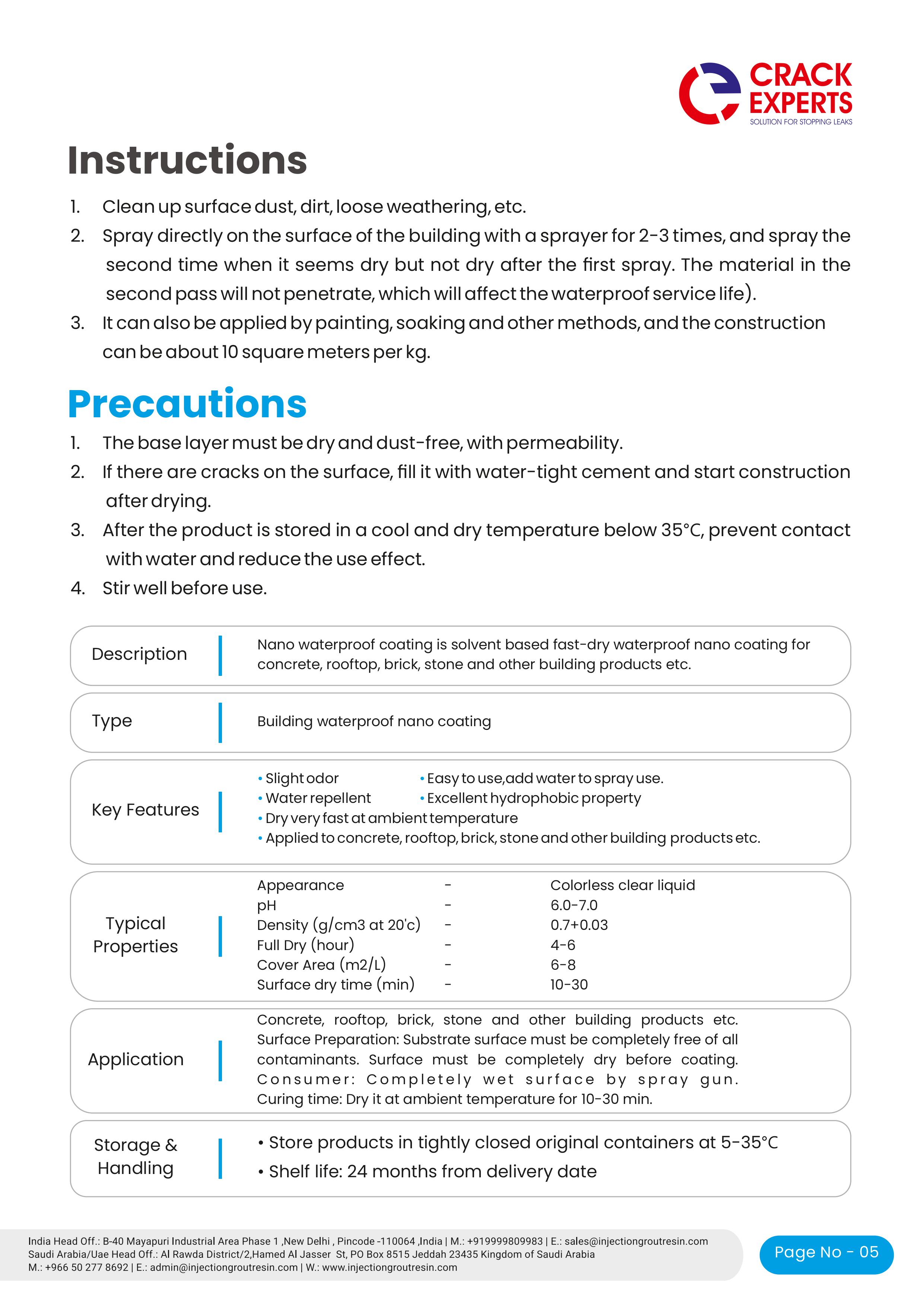 Hydrosil+ Nano Shield - detail 5