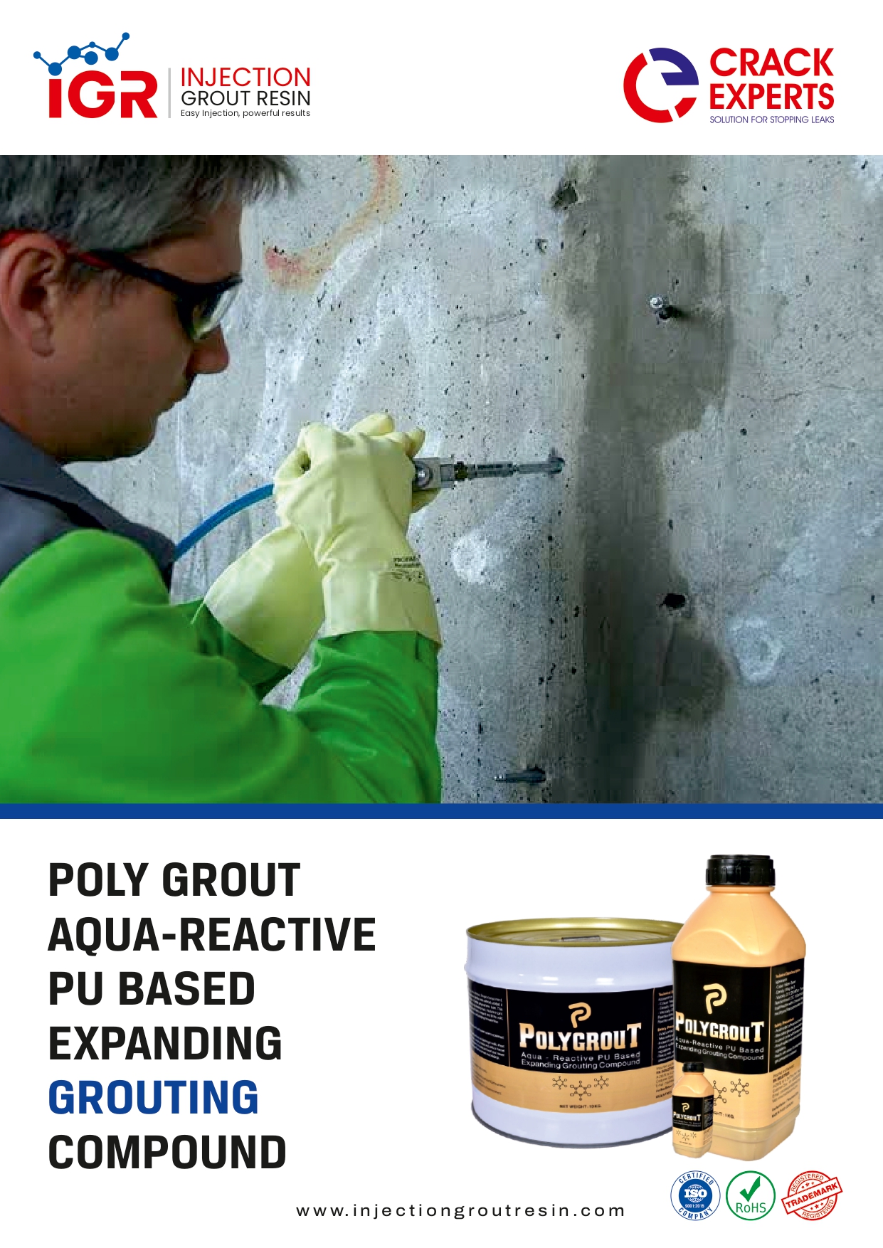 Polygrout - detail 1