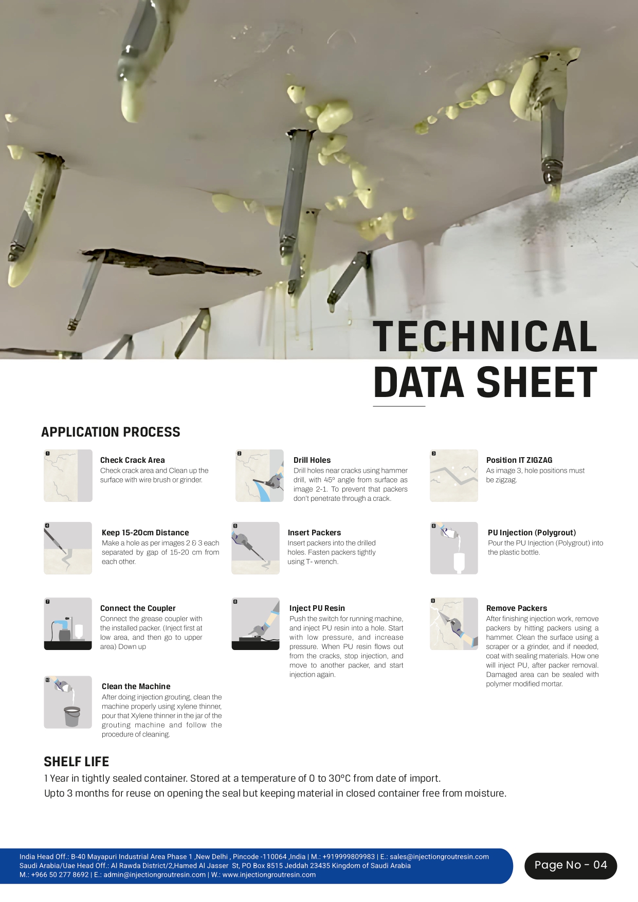 Polygrout - detail 4