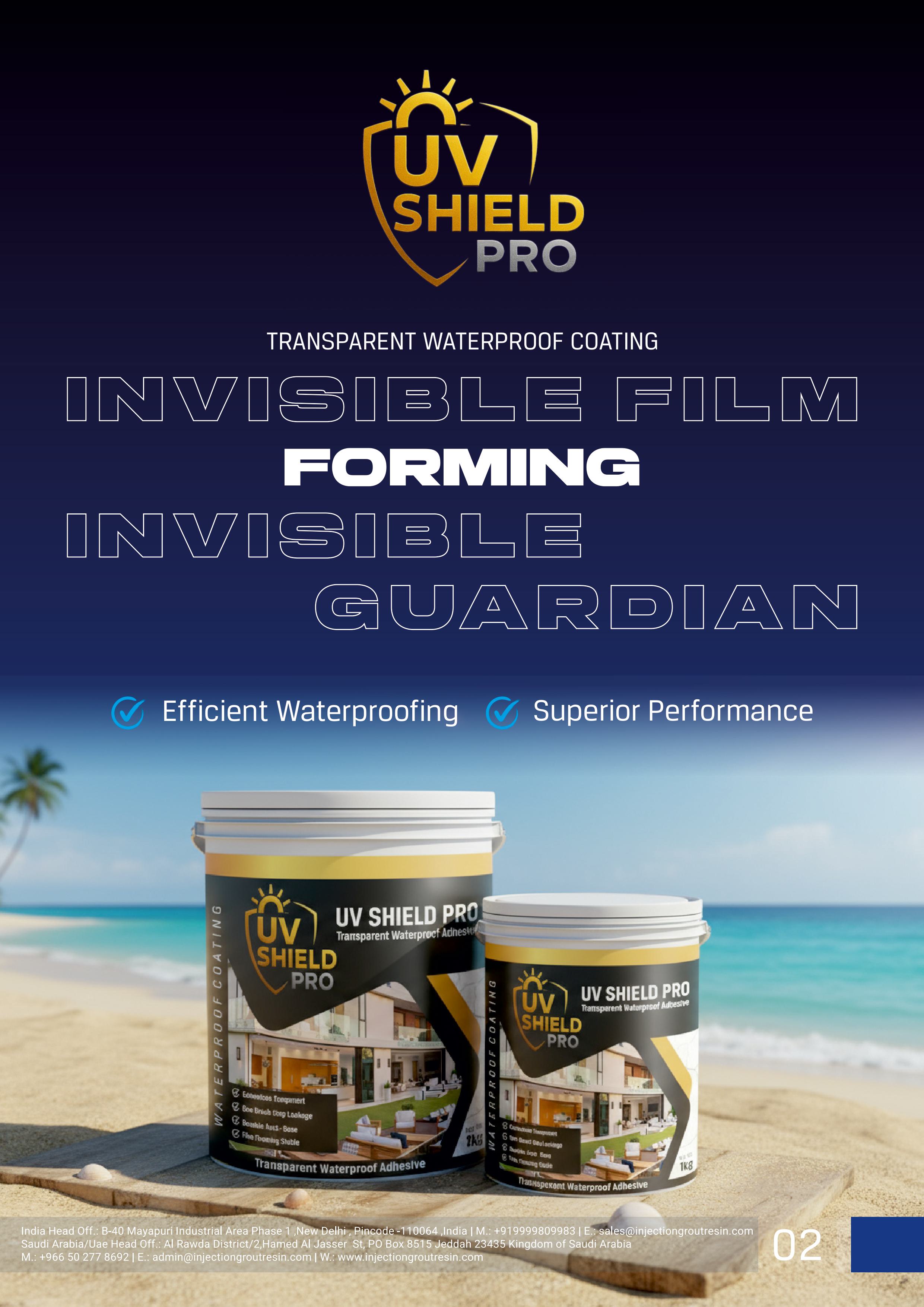 UV Shield Pro Adhesive - detail 2