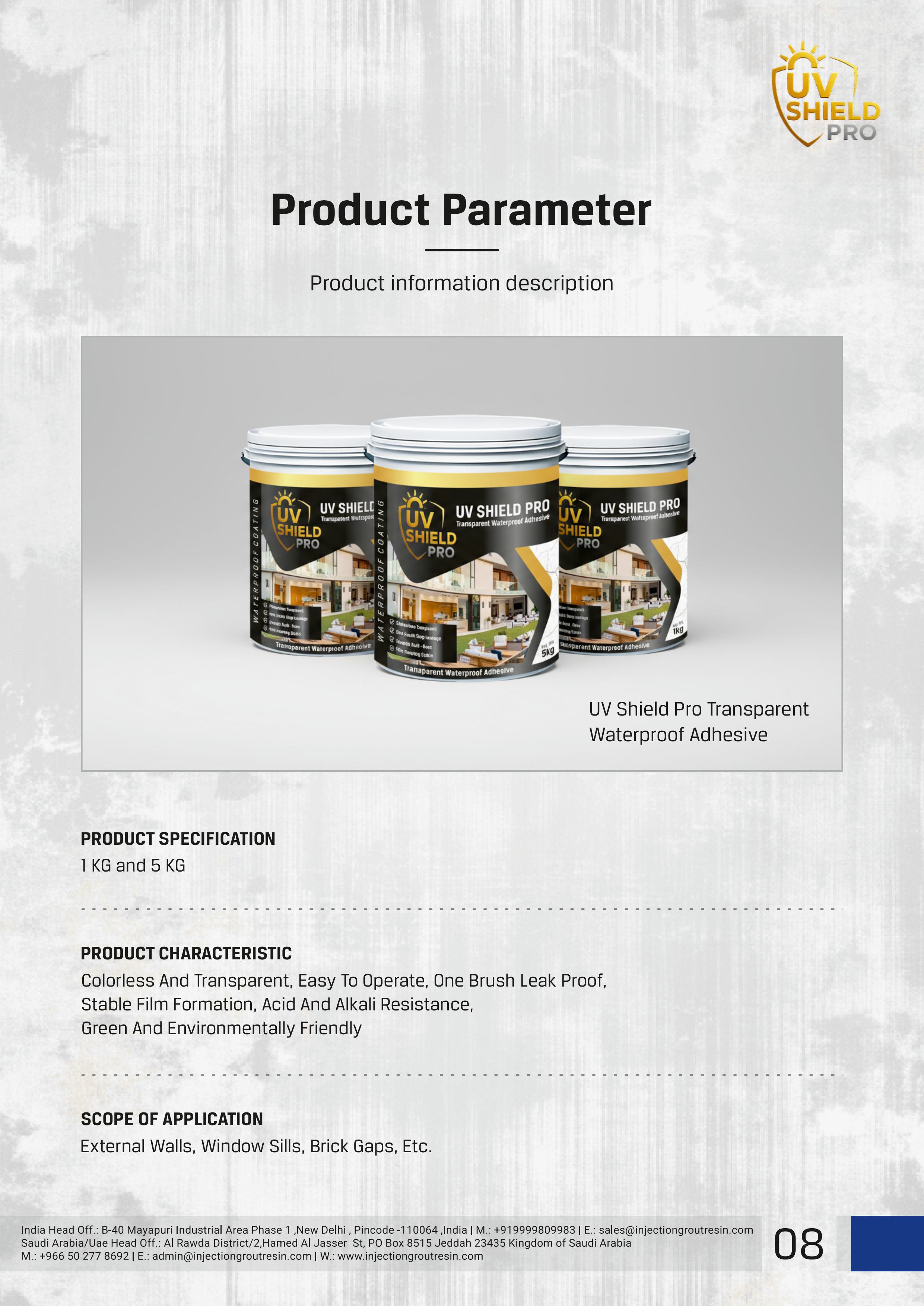 UV Shield Pro Adhesive - detail 10